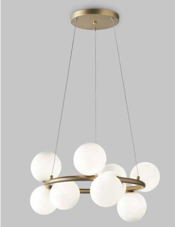 Top, lámpara Anperbar 9 luces