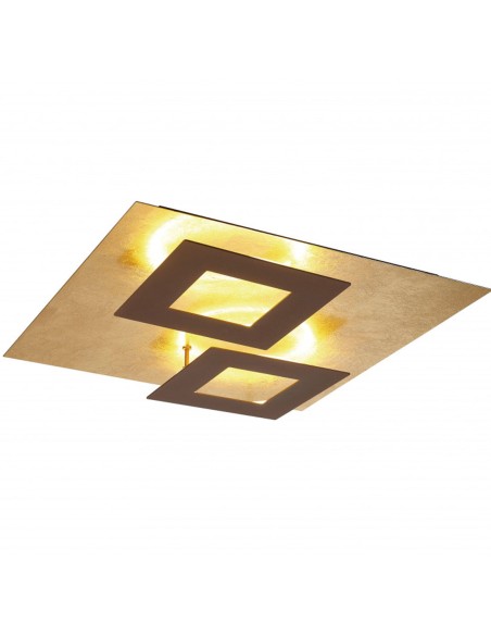 Mantra Dalia Plafón Marrón Corten Oro Orientable