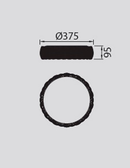 Mantra Kilimanjaro Plafón 37 cm