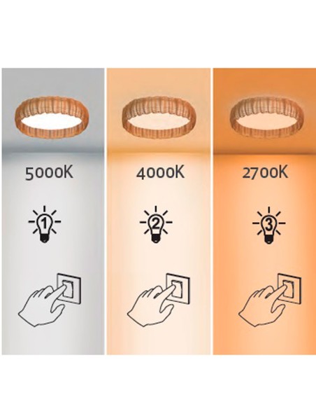 Mantra Kilimanjaro Plafón Rattán 54 cm