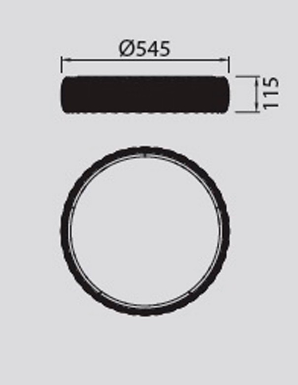 Mantra Kilimanjaro Plafón Rattán 54 cm