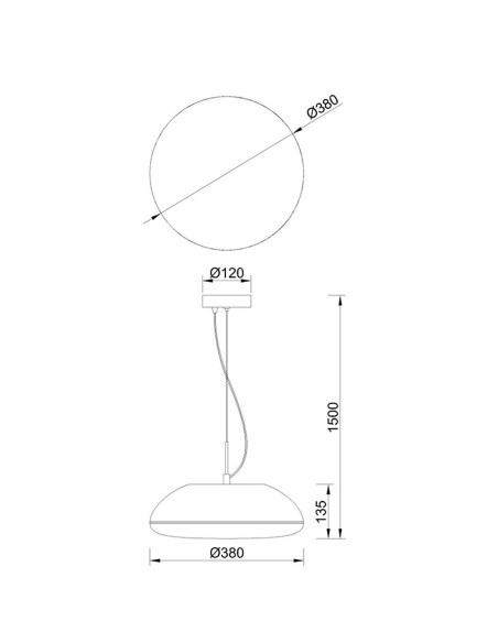 Mantra Kazz Lámpara Madera 38 cm