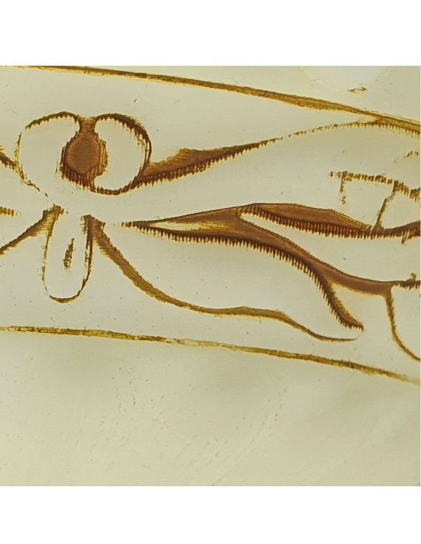 Lámpara forja beige patinada en oferta