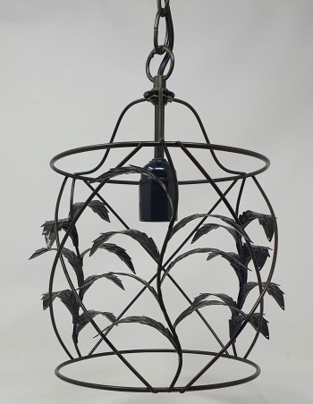 Farol de Hierro Marrón con...