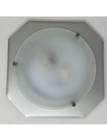 Plafón Plata 2*E27 Cuadrado...