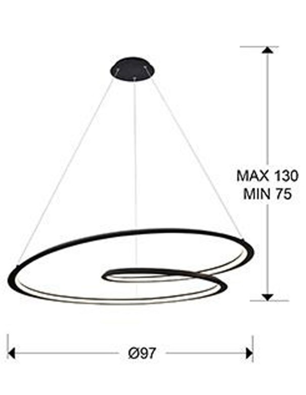 Lámpara de techo alta eficiencia Looping