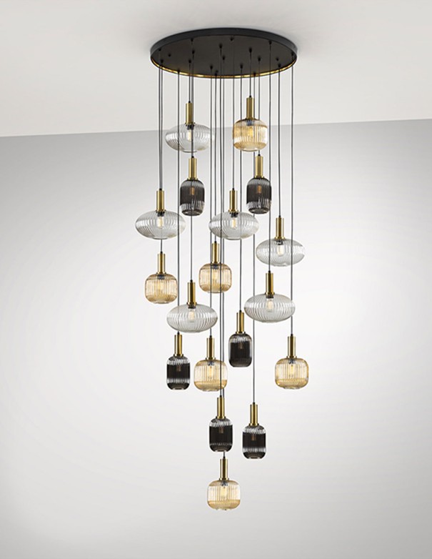 Lámpara de techo Norma de Schuller techos altos