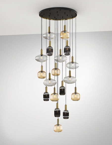 Lámpara de techo Norma de Schuller techos altos