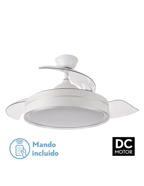 Ventilador de techo Criador blanco Fabrilamp