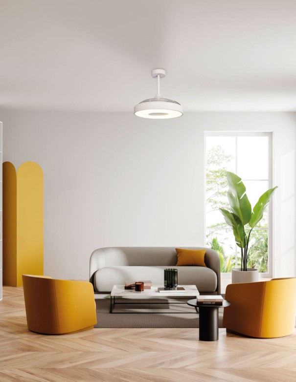 Coin Mantra Ventilador Blanco