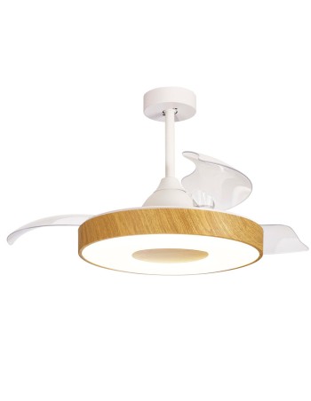 coin ventilador madera blanco