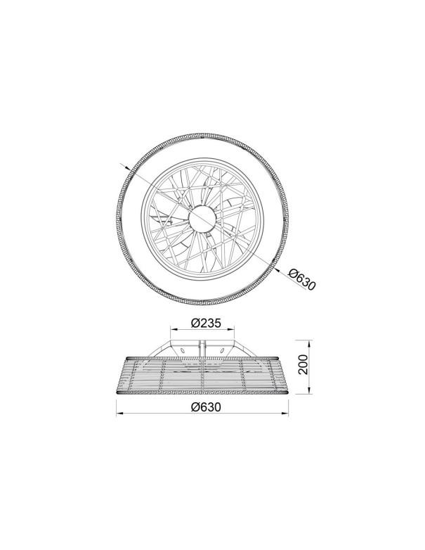 Indonesia Mantra Ventilador Ratán