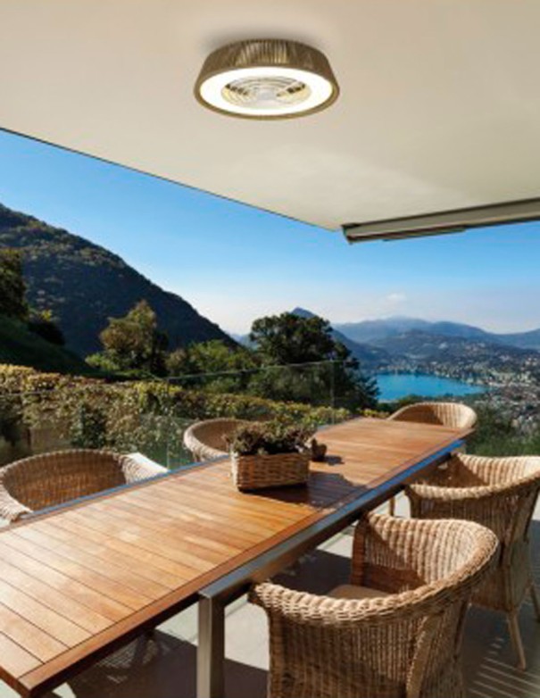 Polinesia Mantra Ventilador Cuerda...