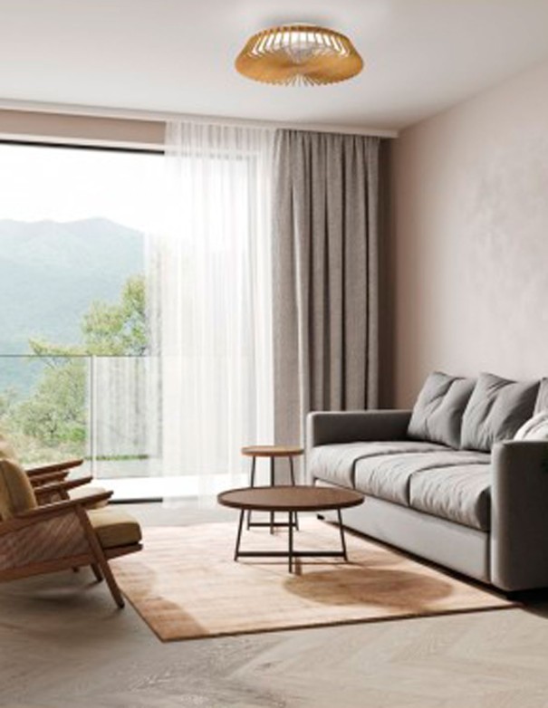 Himalaya Mini Ventilador Mantra Madera