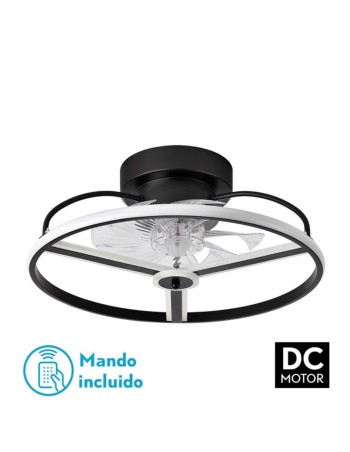 bora ventilador negro