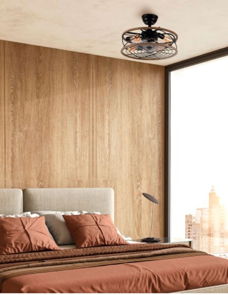 Ventilador Techo Rústico