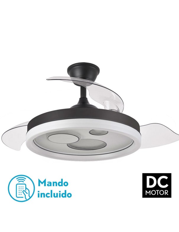 Turia Fabrilamp Ventilador de Techo Aspas Desplegables