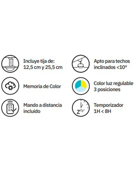 Fabrilamp Ventilador Pequeño Negro Marrón