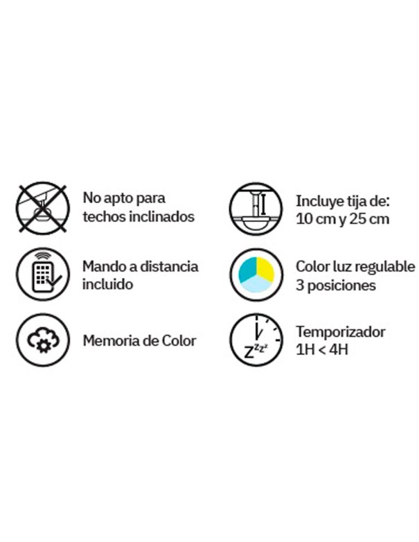 Datoo Fabrilamp Ventilador Blanco