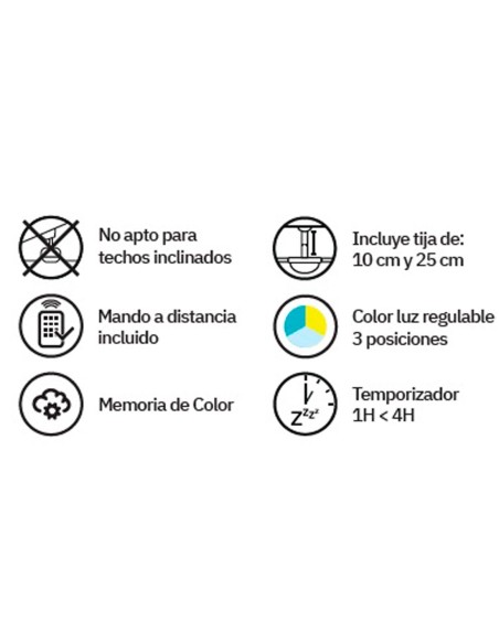 Datoo Fabrilamp Ventilador Blanco