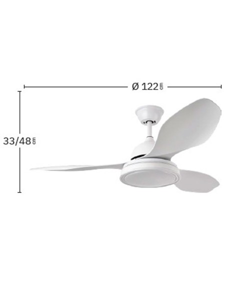 Datoo Fabrilamp Ventilador Blanco