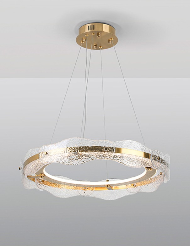 lámpara lira colgante