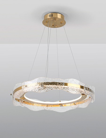 lámpara lira colgante