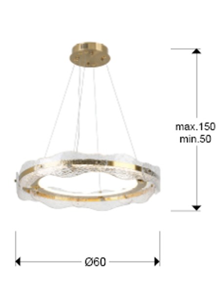 Lira Schuller Dimable Lámpara de Techo