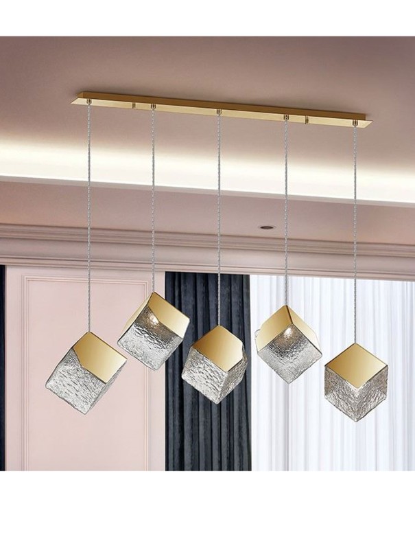 Lámpara de techo lineal Priscila