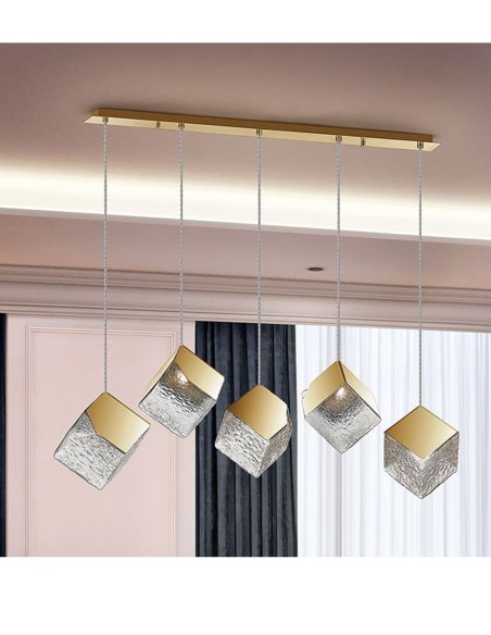 Lámpara de techo lineal Priscila