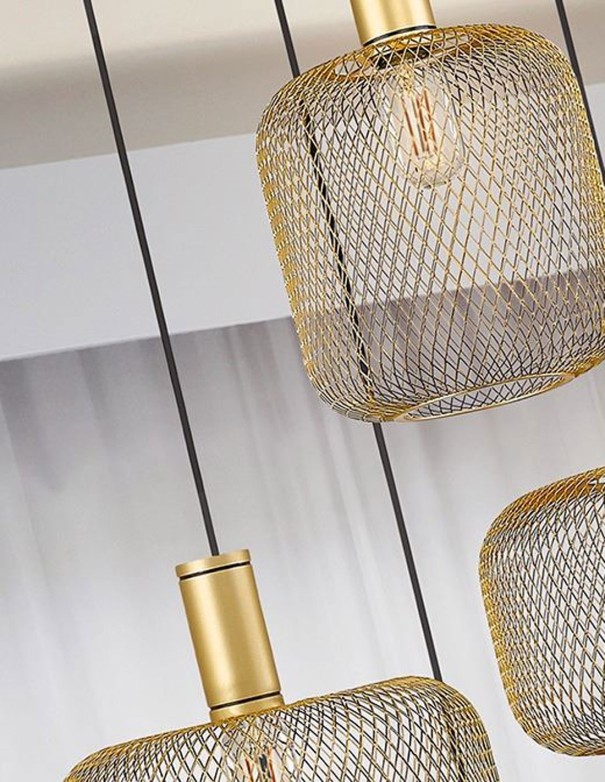 Luminaria Osiris metal calado