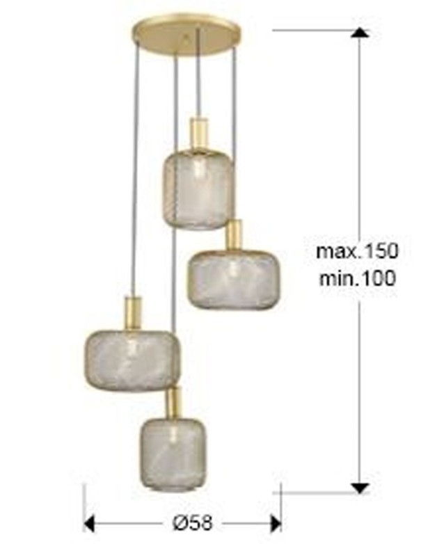 Lámpara de techo Osiris precio liquidación