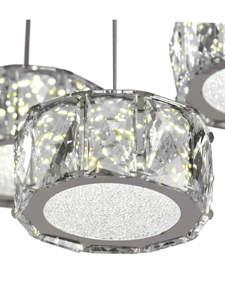 Lámpara cristal facetado