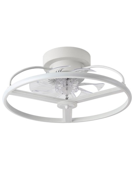 Anuska Ventilador de Techo Blanco Oro