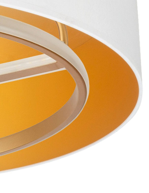 Ventilador de Techo Blanco Oro