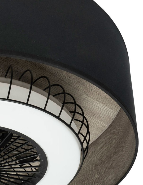 Tania Fabrilamp Ventilador Negro...