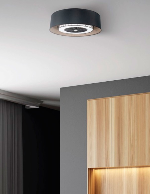 Tania Fabrilamp Ventilador Negro...