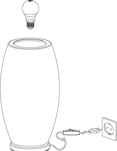 Lámpara de mesa decorativa