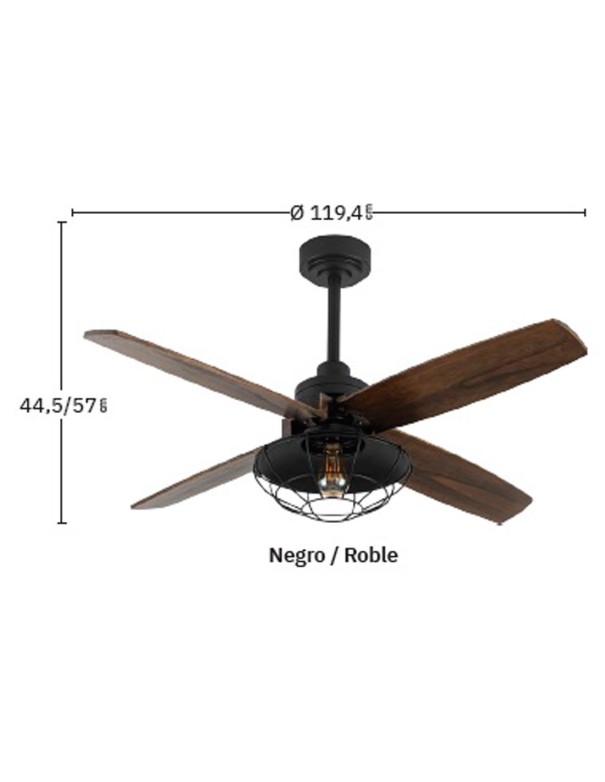 Aquilo Fabrilamp Ventilador de Techo