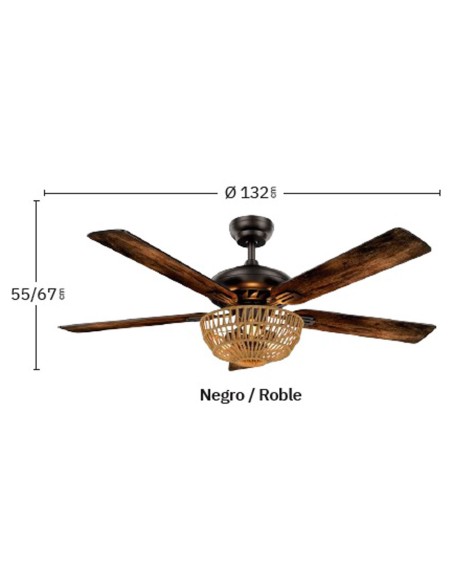 Cesta Fabrilamp Ventilador de Techo