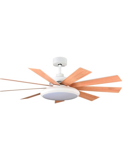 Fabrilamp Ventilador Aspas Reversibles Blanco Haya