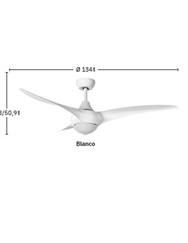 Canea Fabrilamp Ventilador Blanco