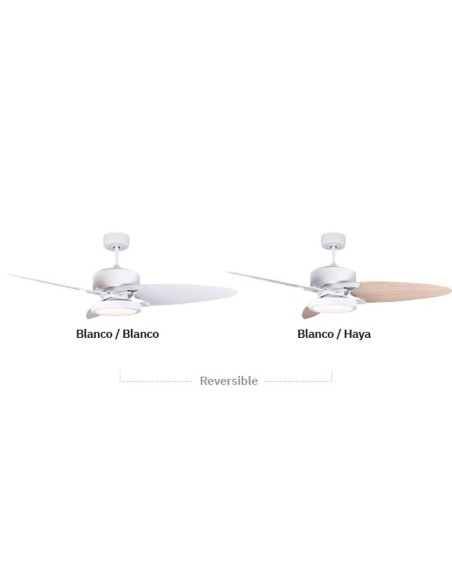 Cross Fabrilamp Ventilador Blanco Haya