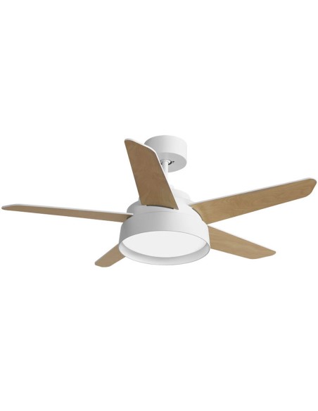 Lebeche Fabrilamp Ventilador Blanco Haya
