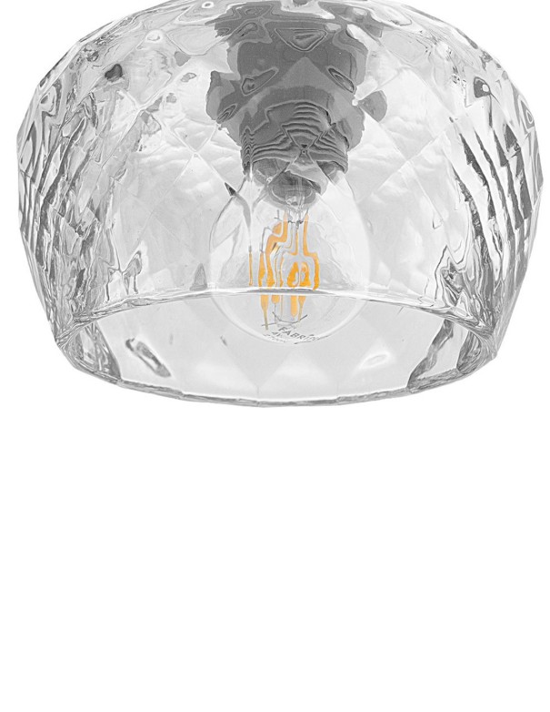 Tulipa Cristal Transparente Lámpara