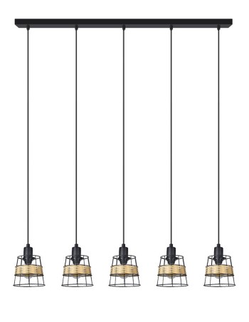 Lámpara Alargada Forja...