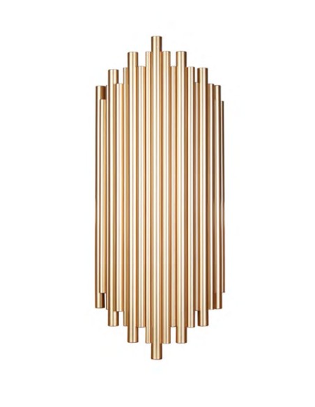 Aplique metal grande tubos