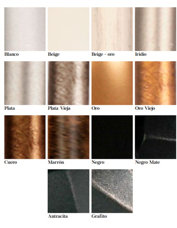 Aplique pared fabricación nacional