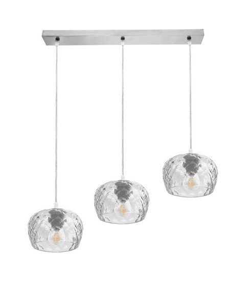 Lámpara regleta cromada económica