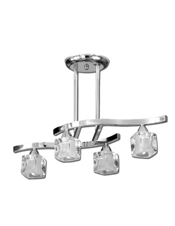 Lámpara 4 luces Tubo...